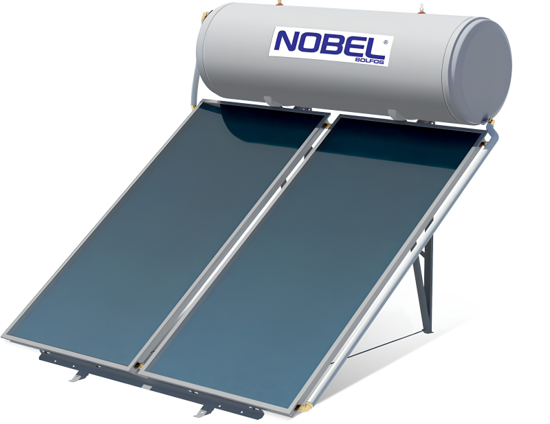 NOBEL SOLFOS 200 ΛΙΤΡΑ ΜΕ ΣΥΛΛΕΚΤΗ 2,6m² ΗΛΙΑΚΟΣ ΘΕΡΜΟΣΙΦΩΝΑΣ